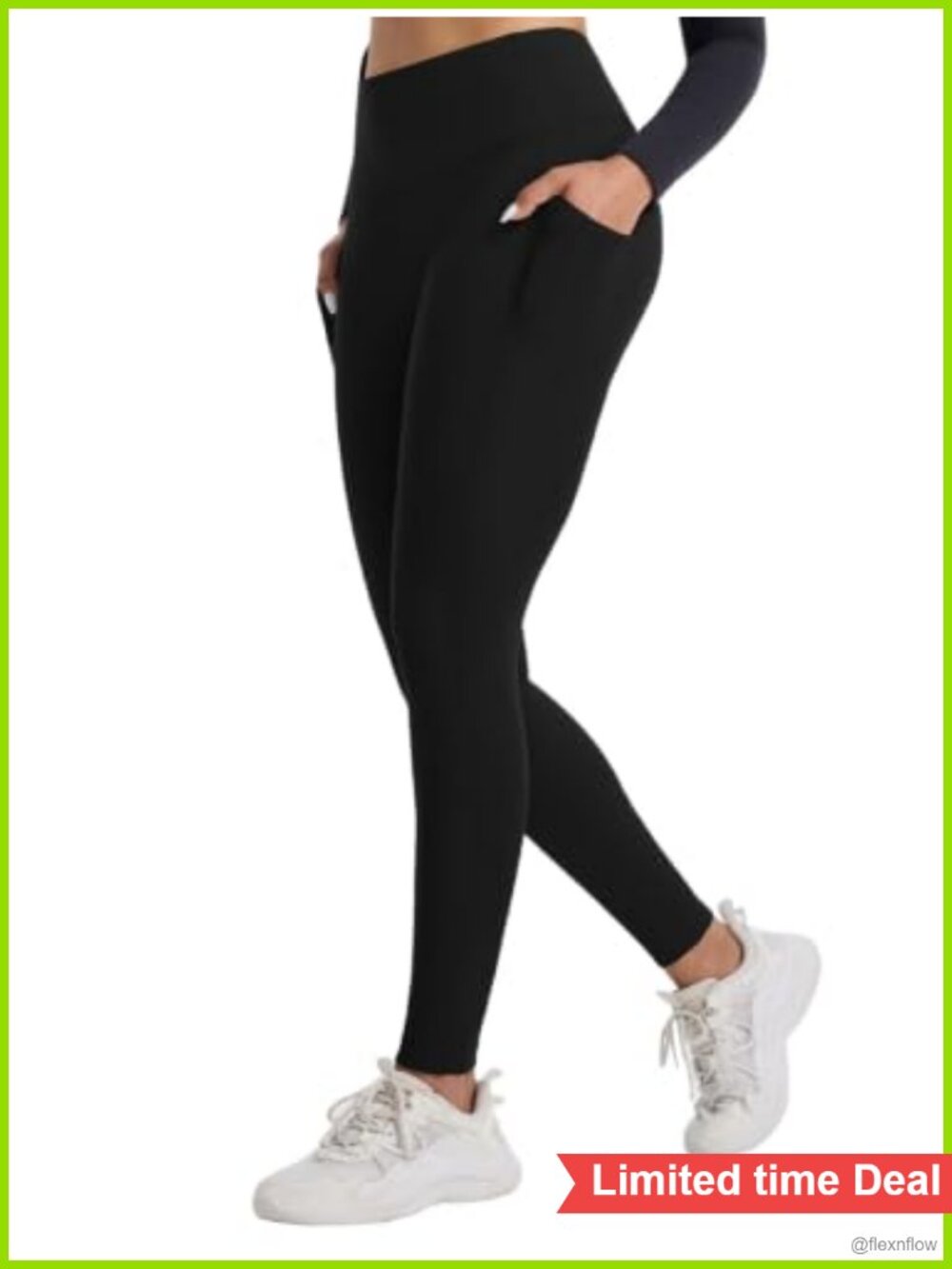Women's Fleece Lined Leggings Thermal Tights High Waisted Yoga Pants with